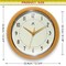 Infinity Instruments Retro Round Saffron Wall Clock, 12 in. 10940SY-12 - alternate 6